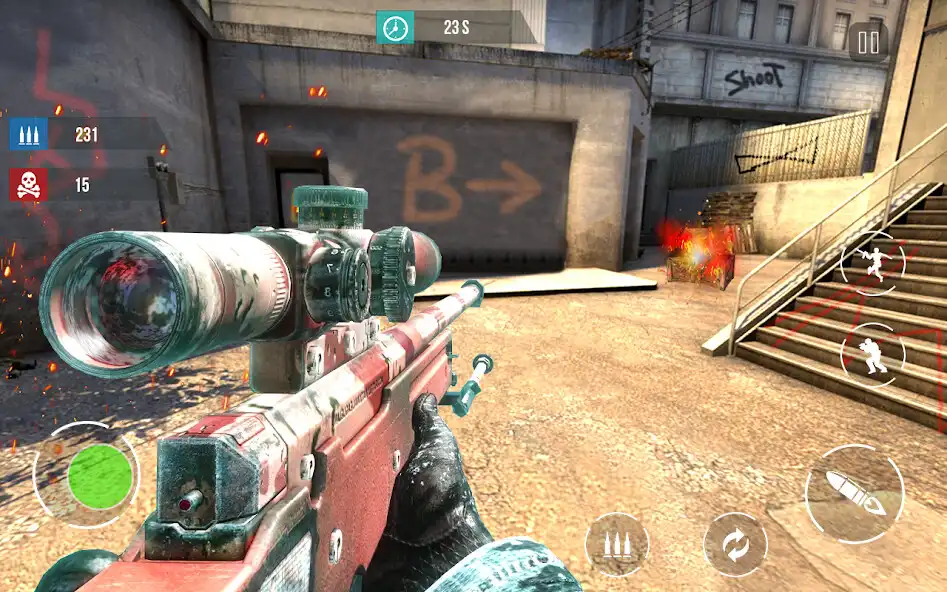 Play Gun Strike 3D: Cover Action  and enjoy Gun Strike 3D: Cover Action with UptoPlay