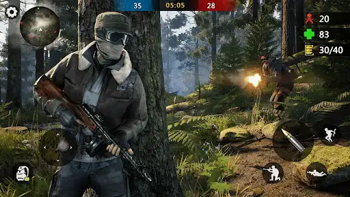 Play Gun Strike:Offline Shooting 3D as an online game Gun Strike:Offline Shooting 3D with UptoPlay