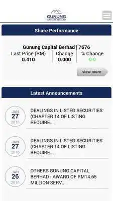 Play Gunung Investor Relations