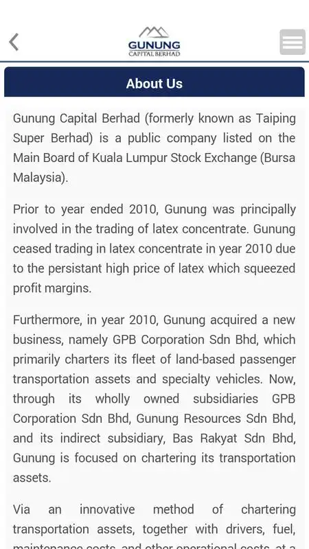 Play Gunung Investor Relations