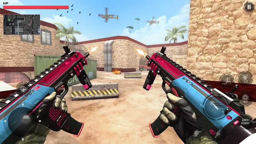 Play Gun Warfare: Modern FPS Strike as an online game Gun Warfare: Modern FPS Strike with UptoPlay