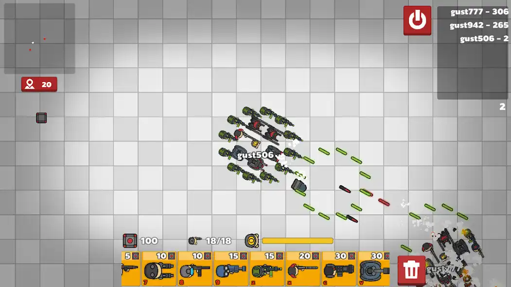 Play gunzer io as an online game gunzer io with UptoPlay