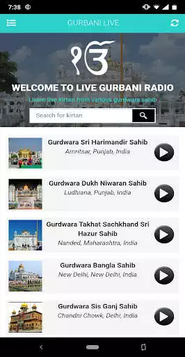 Play Gurbani Kirtan Live Radio Different gurdwara sahib  and enjoy Gurbani Kirtan Live Radio Different gurdwara sahib with UptoPlay