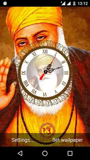 Play Guru Nanak Ji Clock LWP  and enjoy Guru Nanak Ji Clock LWP with UptoPlay