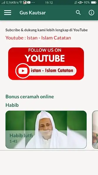 Play Gus Kautsar : Ceramah Offline as an online game Gus Kautsar : Ceramah Offline with UptoPlay