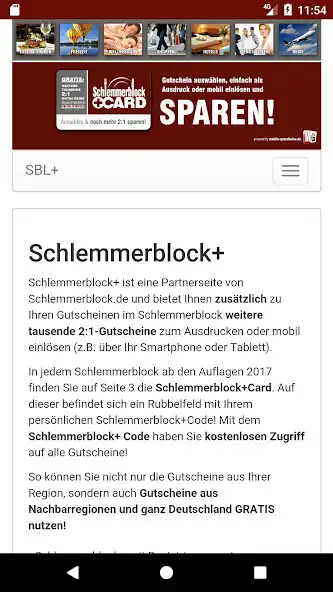 Play Gutscheinbuch+ as an online game Gutscheinbuch+ with UptoPlay