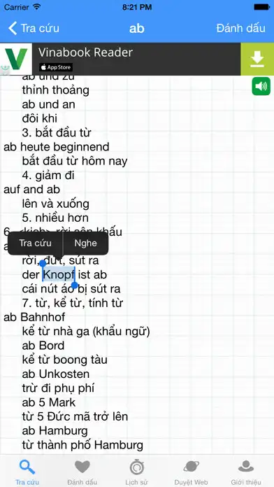 Play GVEDict - Từ điển Đức Việt as an online game GVEDict - Từ điển Đức Việt with UptoPlay
