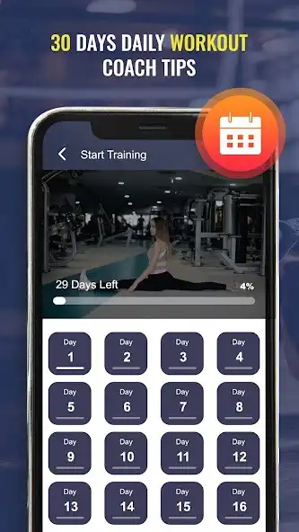 Play Gym Fitness 30 Days Workout as an online game Gym Fitness 30 Days Workout with UptoPlay