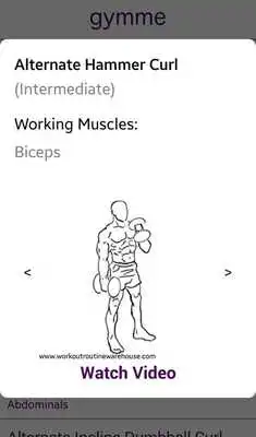 Play Gymme: Your Workout Generator