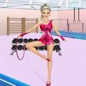 Free play online Gymnastics Dance Dress Up Games  Salon For Girls APK