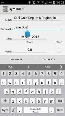 Play Gymnastics Meet Tracker