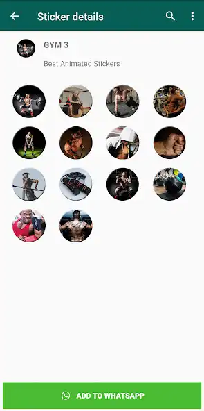 Play Gym Stickers for Whatsapp  and enjoy Gym Stickers for Whatsapp with UptoPlay