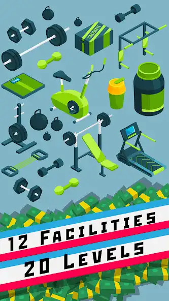 Play Gym Tycoon - Idle Fitness Club as an online game Gym Tycoon - Idle Fitness Club with UptoPlay