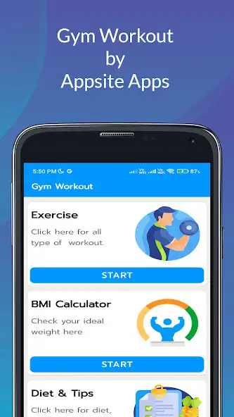 Play Gym Workout App: Gym  Fitness  and enjoy Gym Workout App: Gym  Fitness with UptoPlay