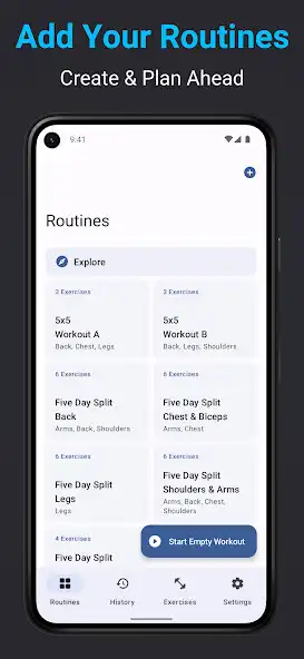 Play Gym Workout Tracker - Liftlog+ as an online game Gym Workout Tracker - Liftlog+ with UptoPlay