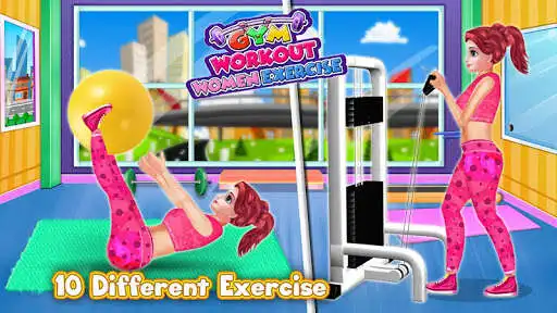 Play Gym Workout - Women Exercise Game