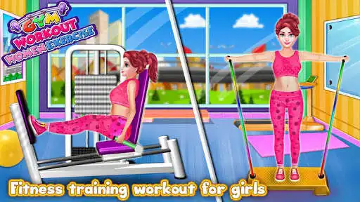 Play Gym Workout - Women Exercise Game