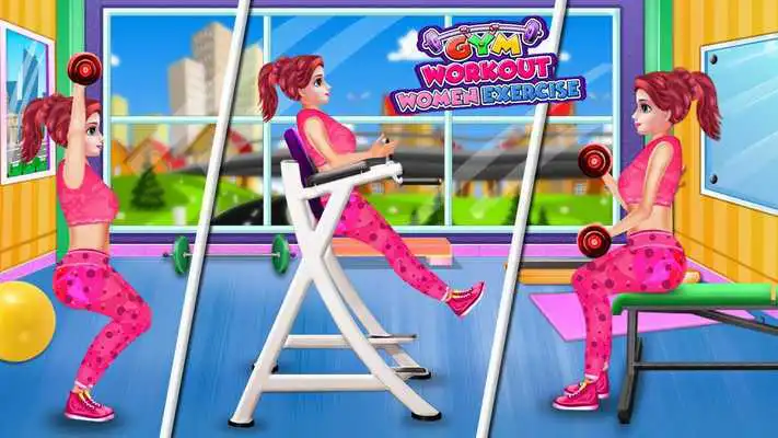 Play Gym Workout - Women Exercise Game