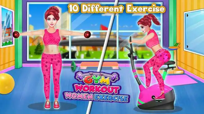 Play Gym Workout - Women Exercise Game