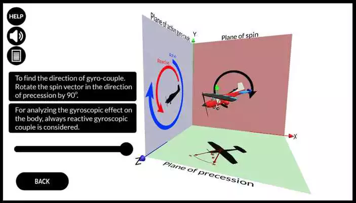 Play Gyroscopic Action on Aeroplane