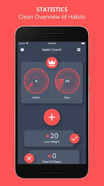 Play Habit Coach - Track new Habits for a better Life  and enjoy Habit Coach - Track new Habits for a better Life with UptoPlay
