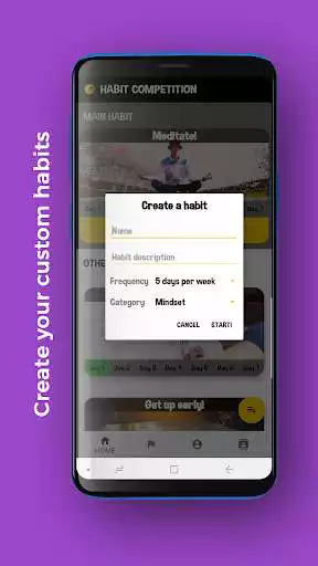 Play Habit Competition - Habit creator with friends! as an online game Habit Competition - Habit creator with friends! with UptoPlay