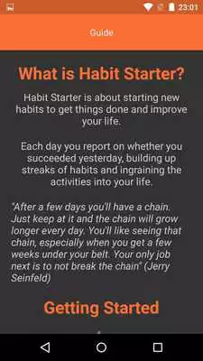 Play Habit Starter: start streaks