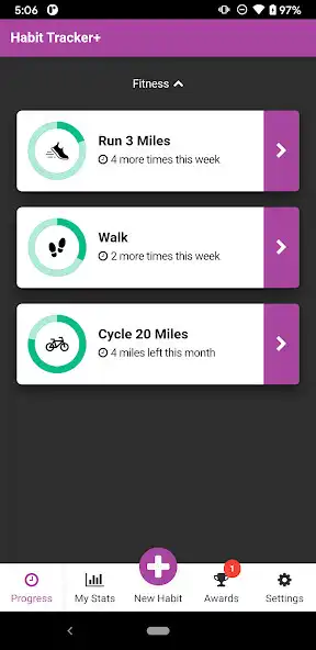 Play Habit Tracker (Daily  Weekly) as an online game Habit Tracker (Daily  Weekly) with UptoPlay