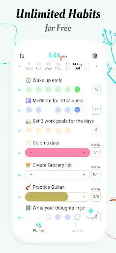 Play Habit Tracker Planner HabitYou as an online game Habit Tracker Planner HabitYou with UptoPlay