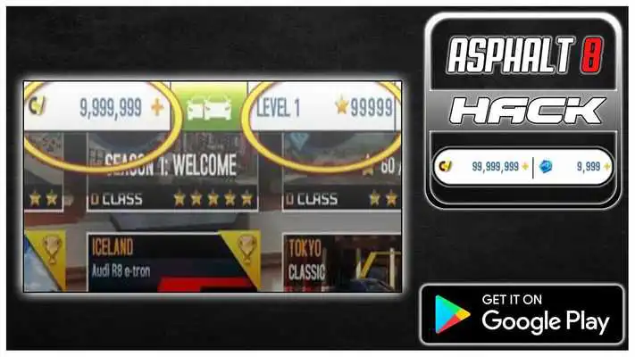 Play Hack For Asphalt 8 New Fun App - Joke