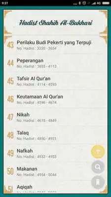 Play Hadist Shahih Bukhari