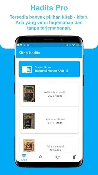 Play Hadits Pro - Kumpulan Hadits as an online game Hadits Pro - Kumpulan Hadits with UptoPlay
