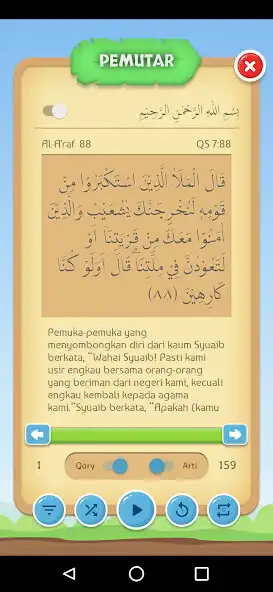 Play Hafalan Juz 9  and enjoy Hafalan Juz 9 with UptoPlay