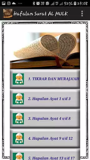 Play Hafalan Surat AL MULK as an online game Hafalan Surat AL MULK with UptoPlay