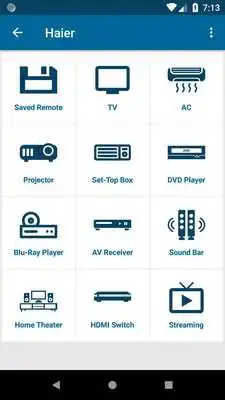 Play Haier AC Remote