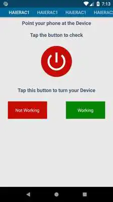 Play Haier AC Remote