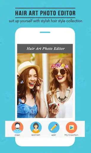 Play Hair Art Photo Editor  and enjoy Hair Art Photo Editor with UptoPlay