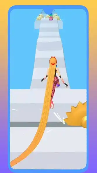 Play Hair Challenge 3D Run as an online game Hair Challenge 3D Run with UptoPlay