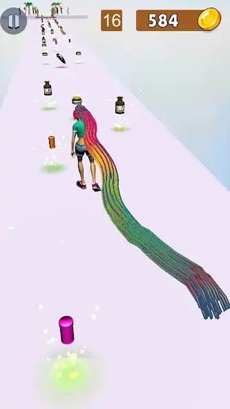 Play Hair Challenge 3d Rush as an online game Hair Challenge 3d Rush with UptoPlay