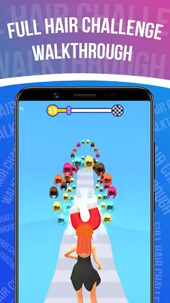 Play Hair Challenge Girl Run Guide as an online game Hair Challenge Girl Run Guide with UptoPlay