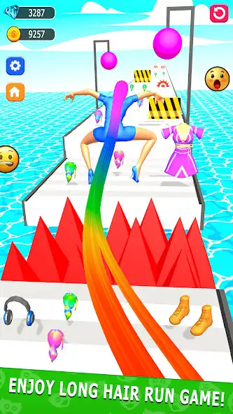 Play Hair Challenge Run Hair Games as an online game Hair Challenge Run Hair Games with UptoPlay