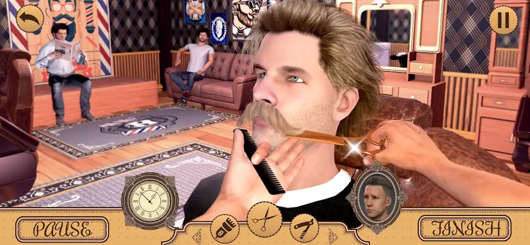 Play Hair Chop 3d: Barber Shop Game  and enjoy Hair Chop 3d: Barber Shop Game with UptoPlay