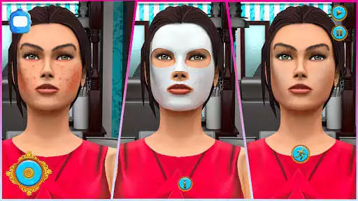 Play Hair Dress up & Makeover Salon Perfect Girls Games as an online game Hair Dress up & Makeover Salon Perfect Girls Games with UptoPlay