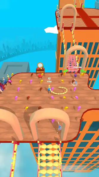 Play Hair Race.io as an online game Hair Race.io with UptoPlay
