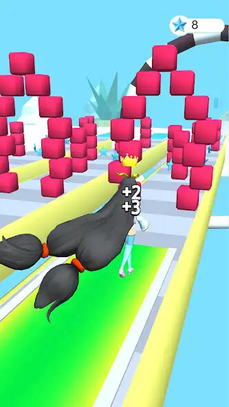 Play Hair Race as an online game Hair Race with UptoPlay