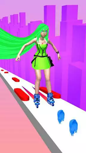 Play Hair run Challenge runner game 3d hairs body race  and enjoy Hair run Challenge runner game 3d hairs body race with UptoPlay