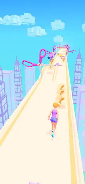 Play Hair Runner as an online game Hair Runner with UptoPlay