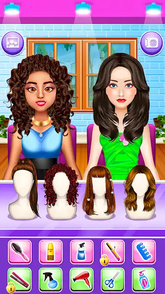 Play Hair Salon ASMR- Barber Spa as an online game Hair Salon ASMR- Barber Spa with UptoPlay