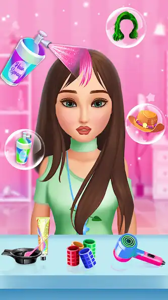 Play Hair Salon Games: Hair Spa  and enjoy Hair Salon Games: Hair Spa with UptoPlay