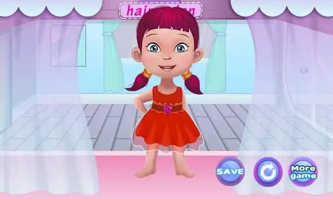 Play Hair salon of baby